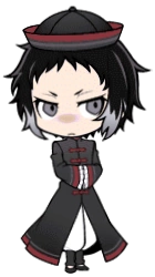 Akutagawa Ryuunosuke Chinatown card from the Bungou Stray Dogs mobile game.